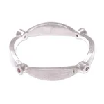 Pink tourmaline band ring, 'Corona Rose' - Sterling Silver Tourmaline Band Ring