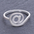 Sterling silver ring, 'Cyber Times' - Modern Sterling Silver Ring (image 2b) thumbail
