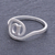 Sterling silver ring, 'Cyber Times' - Modern Sterling Silver Ring (image 2c) thumbail