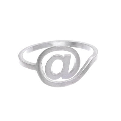 Ring aus Sterlingsilber - Moderner Ring aus Sterlingsilber