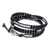 Onyx and labradorite wrap bracelet, 'Magical' - Onyx and labradorite wrap bracelet (image 2c) thumbail