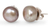 Cultured pearl button earrings, 'Twilight Serenade' - Handcrafted Pearl Button Earrings (image 2a) thumbail