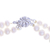 Cultured pearl strand necklace. 'Snowflake Halo' - Pearl Strand Necklace (image 2e) thumbail
