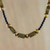 Cultured pearl and tiger's eye beaded necklace, 'Honey Bamboo' - Beaded Onyx and Tiger's Eye Necklace (image 2b) thumbail
