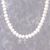 Cultured pearl strand necklace, 'Spirit of Faith' - Pearl Strand Necklace thumbail