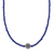Onyx and sodalite beaded necklace, 'Neptune's Queen' - Handmade Onyx Necklace (image 2a) thumbail