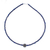 Onyx and sodalite beaded necklace, 'Neptune's Queen' - Handmade Onyx Necklace (image 2d) thumbail