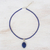 Lapis lazuli pendant necklace, 'Blue Lady' - Handmade Lapis Lazuli Pendant Necklace (image 2b) thumbail