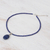 Lapis lazuli pendant necklace, 'Blue Lady' - Handmade Lapis Lazuli Pendant Necklace (image 2c) thumbail