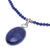 Lapis lazuli pendant necklace, 'Blue Lady' - Handmade Lapis Lazuli Pendant Necklace (image 2f) thumbail