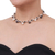 Cultured pearl choker, 'A Spark of Romance' - Pearl Choker Necklace (image 2i) thumbail