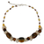 Tiger's eye and citrine beaded necklace, 'Earth's Harmony' - Beaded Tiger's Eye and Agate Necklace (image 2a) thumbail