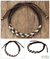 Silver accent braided bracelet, 'Hill Tribe Trio' - Silver Beaded Bracelet thumbail