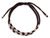Silver accent braided bracelet, 'Hill Tribe Trio' - Silver Beaded Bracelet (image 2a) thumbail