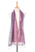 Silk scarf, 'Bold Orchid' - Pink and Purple Silk Scarf from Thailand thumbail
