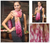 Tie-dyed scarf, 'Fabulous Rose' - Tie-dyed scarf