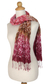 Tie-dyed scarf, 'Fabulous Rose' - Tie-dyed scarf