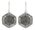 Silver dangle earrings, 'Karen Legends' - Hill Tribe Silver Dangle Earrings