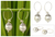 Silver dangle earrings, 'Thai Moonlight' - Handmade Silver Dangle Earrings