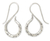 Silver dangle earrings, 'Delicate Jasmine' - Floral Silver Dangle Earrings