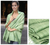 Silk shawl, 'Green Treasure' - Hand Made Silk Shawl (image 2b) thumbail