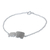Sterling silver bracelet, 'Family Love' - Sterling Silver Elephant Bracelet