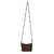 Coconut shell shoulder bag, 'Petite Brown Daisies' - Unique Floral Coconut Shell Shoulder Bag (image 2b) thumbail