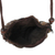 Coconut shell shoulder bag, 'Petite Blossoms' - Fair Trade Floral Coconut Shell Shoulder Bag (image 2c) thumbail