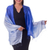 Silk shawl, 'Shimmering Sky' - Blue Silk Shawl thumbail