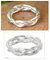 Sterling silver band ring, 'Intertwining' - Hand Crafted Modern Sterling Silver Band Ring (image 2) thumbail