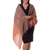 Silk shawl, 'Bold Spice' - Handcrafted Thai Silk Patterned Shawl (image 2b) thumbail