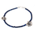 Lapis lazuli beaded bracelet, 'Hill Tribe River' - Hill Tribe Silver and Lapis Lazuli Bracelet (image 2b) thumbail