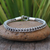 Sterling silver chain bracelet, 'Intricate Textures' - Sterling Silver Braided Bracelet (image 2) thumbail