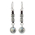 Silver dangle earrings, 'Hill Tribe Stories' - Hill Tribe Silver Dangle Earrings from Thailand