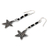 Silver dangle earrings, 'Urban Starfish' - Silver dangle earrings