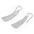 Sterling silver dangle earrings, 'Siam Monoliths' - Modern Sterling Silver Dangle Earrings