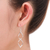 Sterling silver dangle earrings, 'Infinito' - Modern Sterling Silver Dangle Earrings from Thailand (image 2c) thumbail