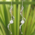 Sterling silver dangle earrings, 'Movement' - Modern Sterling Silver Dangle Earrings thumbail