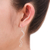 Sterling silver dangle earrings, 'Gentle Sigh' - Handcrafted Modern Sterling Silver Dangle Earrings (image 2c) thumbail