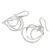 Sterling silver dangle earrings, 'Twirling' - Sterling Silver Dangle Earrings (image 2b) thumbail