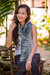 Batik scarf, 'Gray Embrace' - Batik Patterned Scarf (image 2c) thumbail