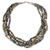 Halskette aus Zuchtperlen und Fluoritperlen, 'Cool Colors - Halskette aus Zuchtperlen und Fluoritperlen