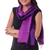Silk scarf, 'Violet Duality' - Handmade Purple Silk Scarf from Thailand thumbail