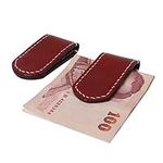 Leather money clips (Pair), 'Smart Spender'