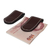 Leather money clips, 'Savvy Spender' (pair) - Leather money clips (Pair) thumbail