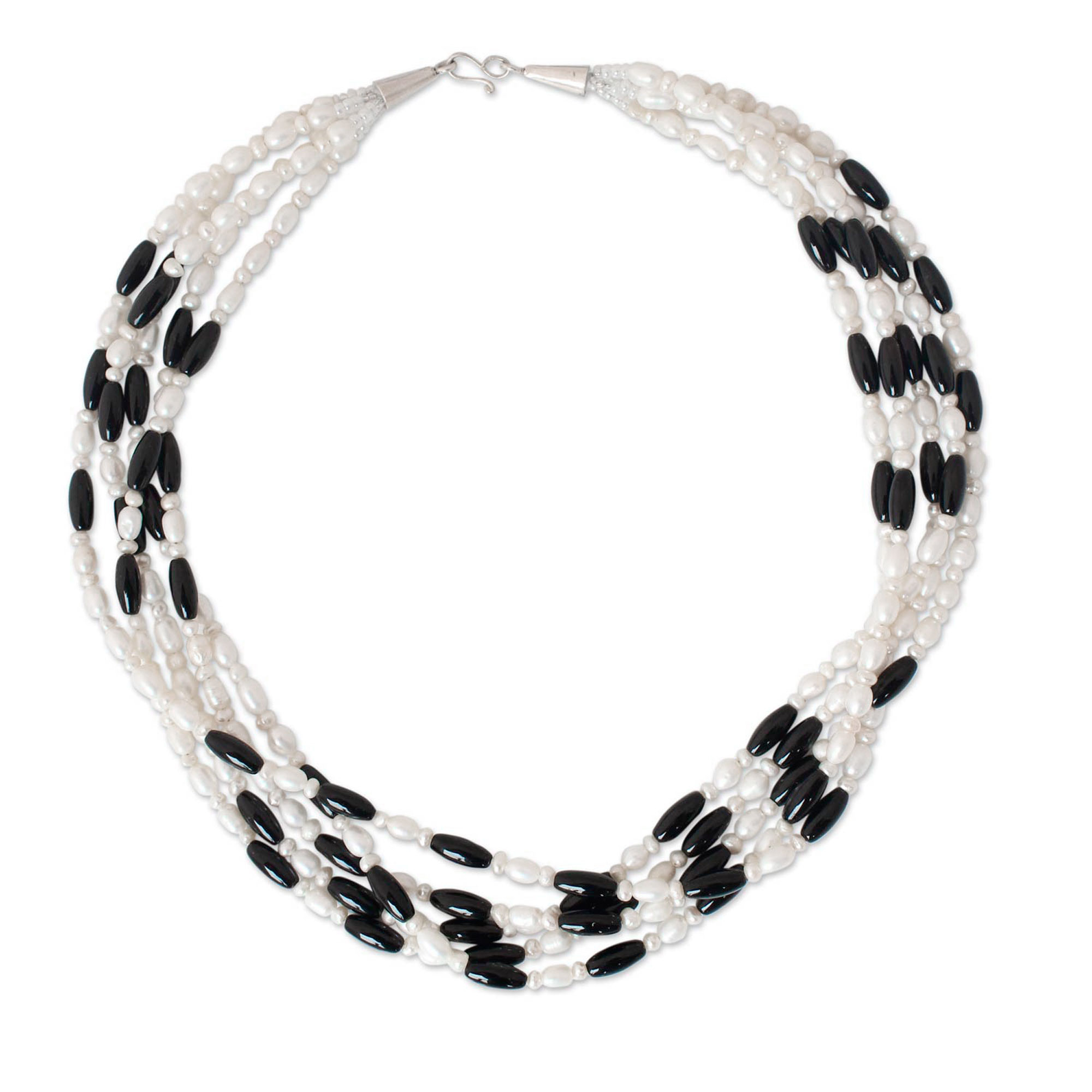 Cultured pearl strand necklace - Chiang Rai Melody | NOVICA