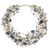 Cultured pearl beaded necklace, 'Opulent Elegance' - Cultured pearl beaded necklace thumbail
