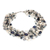 Cultured pearl beaded necklace, 'Opulent Elegance' - Cultured pearl beaded necklace (image 2b) thumbail