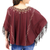 Cotton tunic, 'Exotic Brown Butterfly' - Handmade Cotton Blouse (image 2b) thumbail