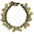 Aventurine beaded bracelet, 'Joyous Bells' - Brass Beaded Aventurine Bracelet (image 2a) thumbail